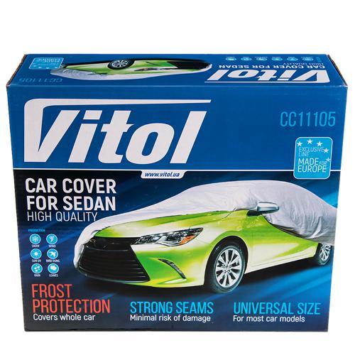 Vitol F 170T/F 14062 M Car cover M/Polyester/grey/432x165x119 F170TF14062M
