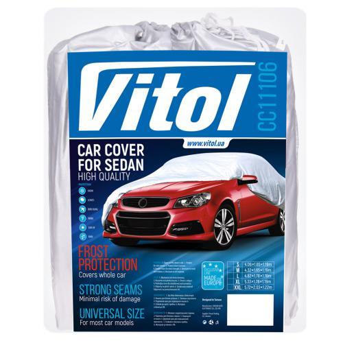 Vitol F 170T/CC11106 XL Car cover XL grey Polyester 533x178x119 F170TCC11106XL