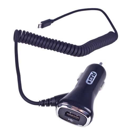 Pulso C-2407BK USB Car Charger PULSO with cable C2407BK