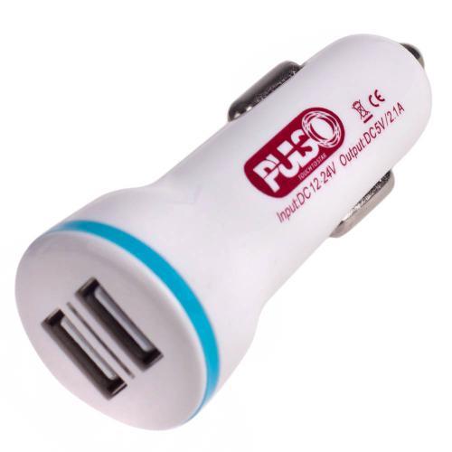 Pulso C-2023W Car charger PULSO C-2023W 2USB (12/24V - 5V 2,1A) C2023W