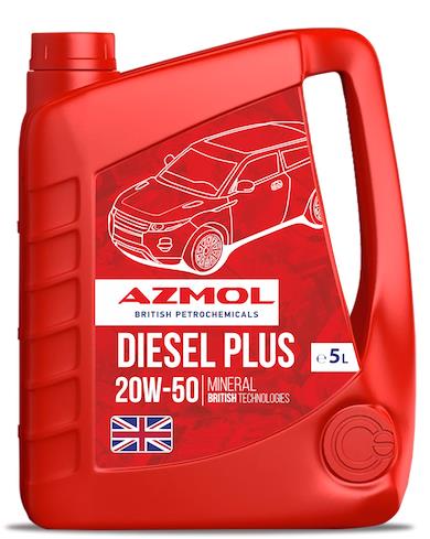 Azmol AZMOL DIESEL PLUS 20W-50, 5 Л Engine oil AZMOL Diesel Plus 20W-50, 5 l AZMOLDIESELPLUS20W505