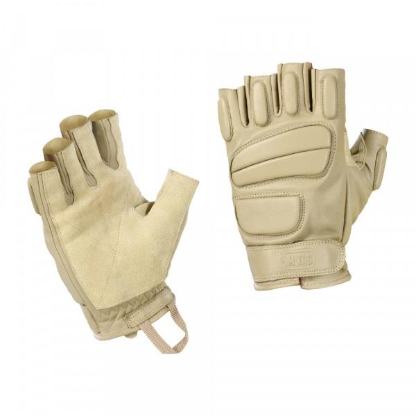 M-Tac 90211004-L Fingerless Leather Gloves Assault Tactical Mk. 1 Khaki L 90211004L