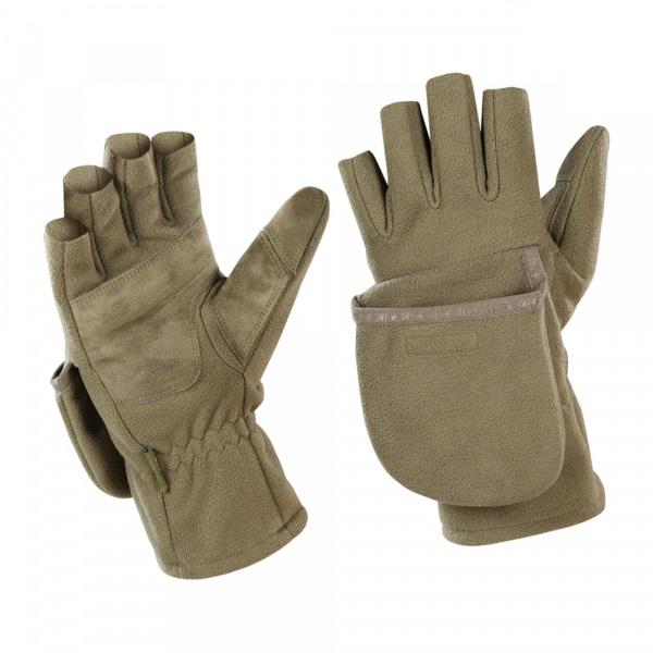 M-Tac 90008001-L/XL Fingerless gloves with a flip cover Windblock 295 Olive L/XL 90008001LXL