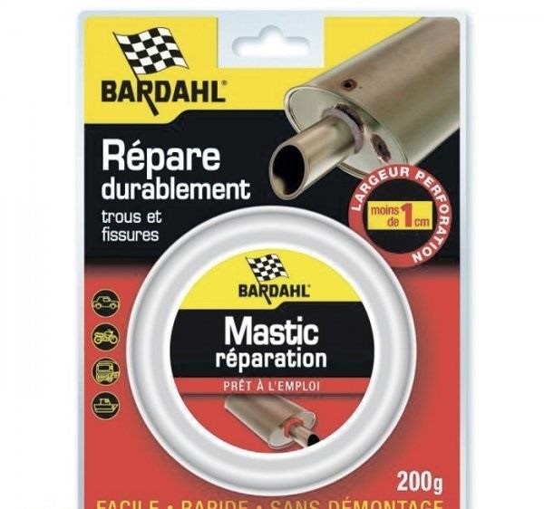 Bardahl 4921 Exhaust Repair Sealant Bardahl Mastic Reparation Echappement, damage up to 1cm, 200 g 4921