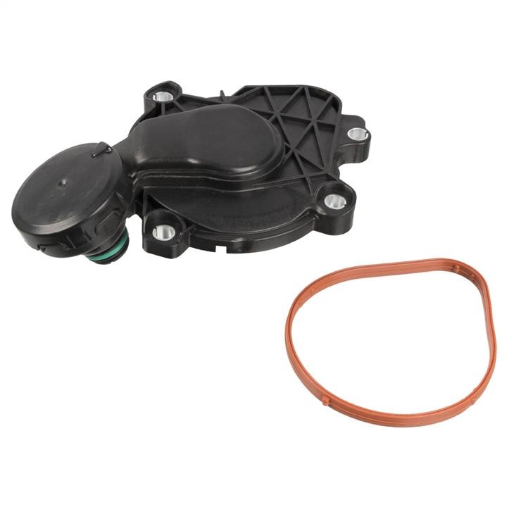 Engine lubrication system Mercedes: 108123 febi Oil separator