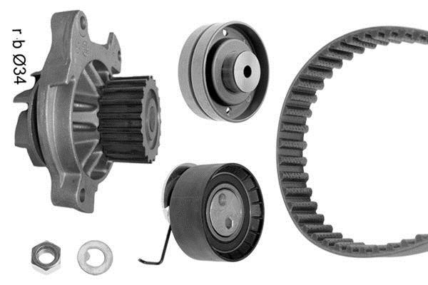  1 987 948 876 TIMING BELT KIT WITH WATER PUMP 1987948876