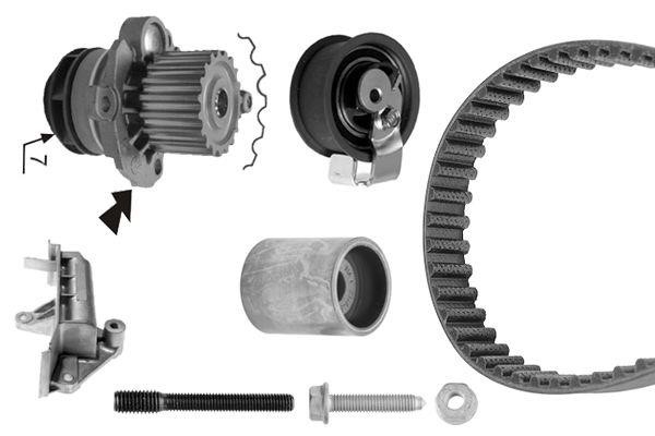  1 987 948 893 TIMING BELT KIT WITH WATER PUMP 1987948893