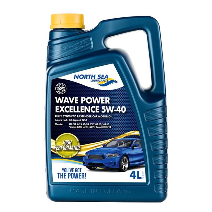 North Sea Lubricants 72470/4 Engine oil North Sea Lubricants Wave power EXCELLENCE 5W-40, 4L 724704