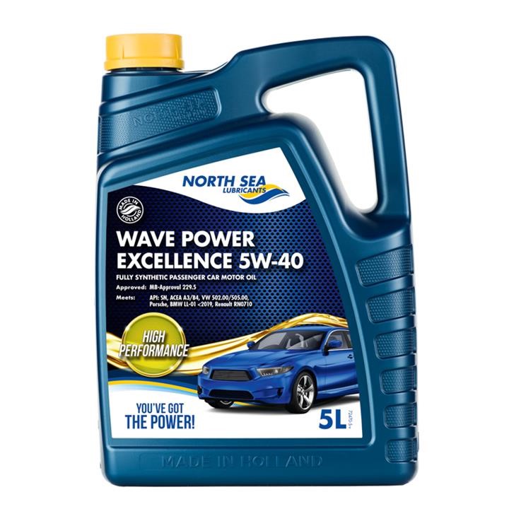 North Sea Lubricants 72470/5 Engine oil North Sea Lubricants Wave power EXCELLENCE 5W-40, 5L 724705