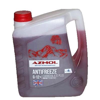 Azmol AZMOL ANTIFREEZE G12+, 4 Л Coolant AZMOL, Antifreeze G-12+, 4 l AZMOLANTIFREEZEG124