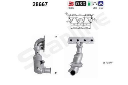 StarLine 99.41.412 Catalytic Converter 9941412