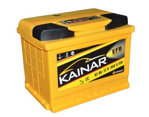 Kainar 062 13 32 02 0211 05 Battery Kainar 12V 62AH 600A(EN) R+ 062133202021105