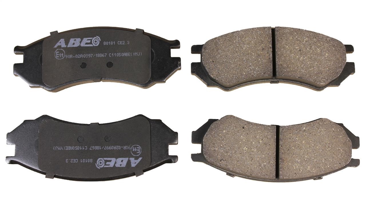 ABE C11050ABE Front disc brake pads, set C11050ABE
