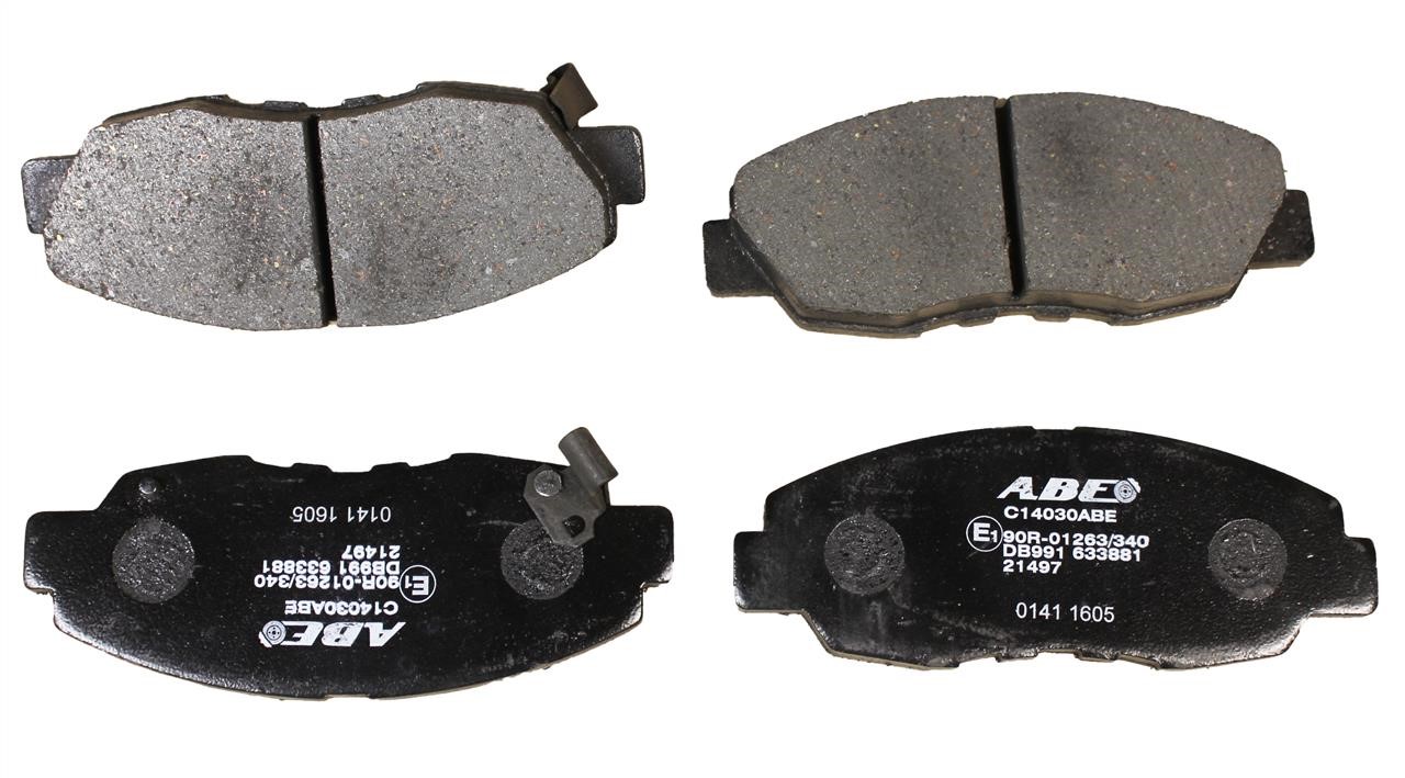 ABE C14030ABE Front disc brake pads, set C14030ABE