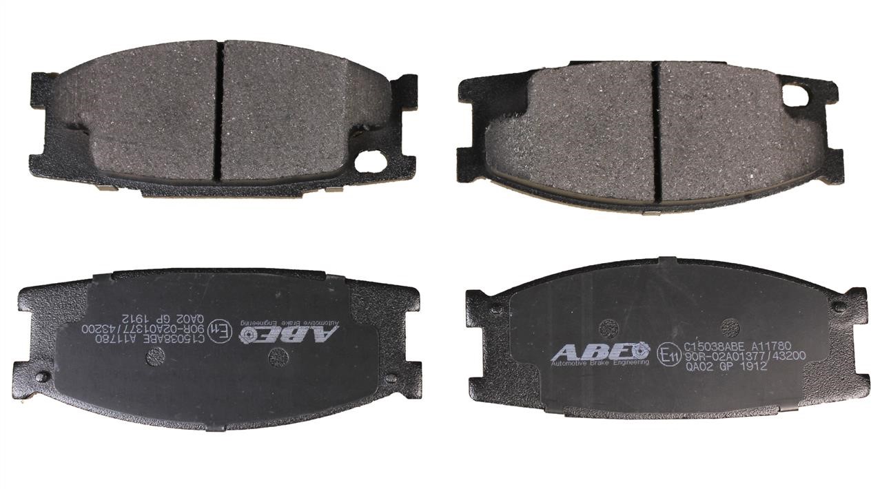 ABE C15038ABE Front disc brake pads, set C15038ABE