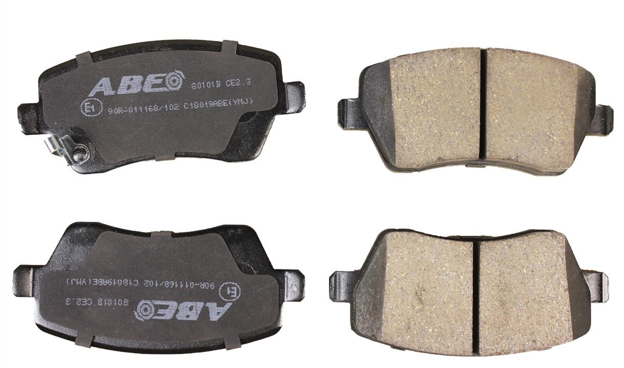 ABE C18019ABE Front disc brake pads, set C18019ABE