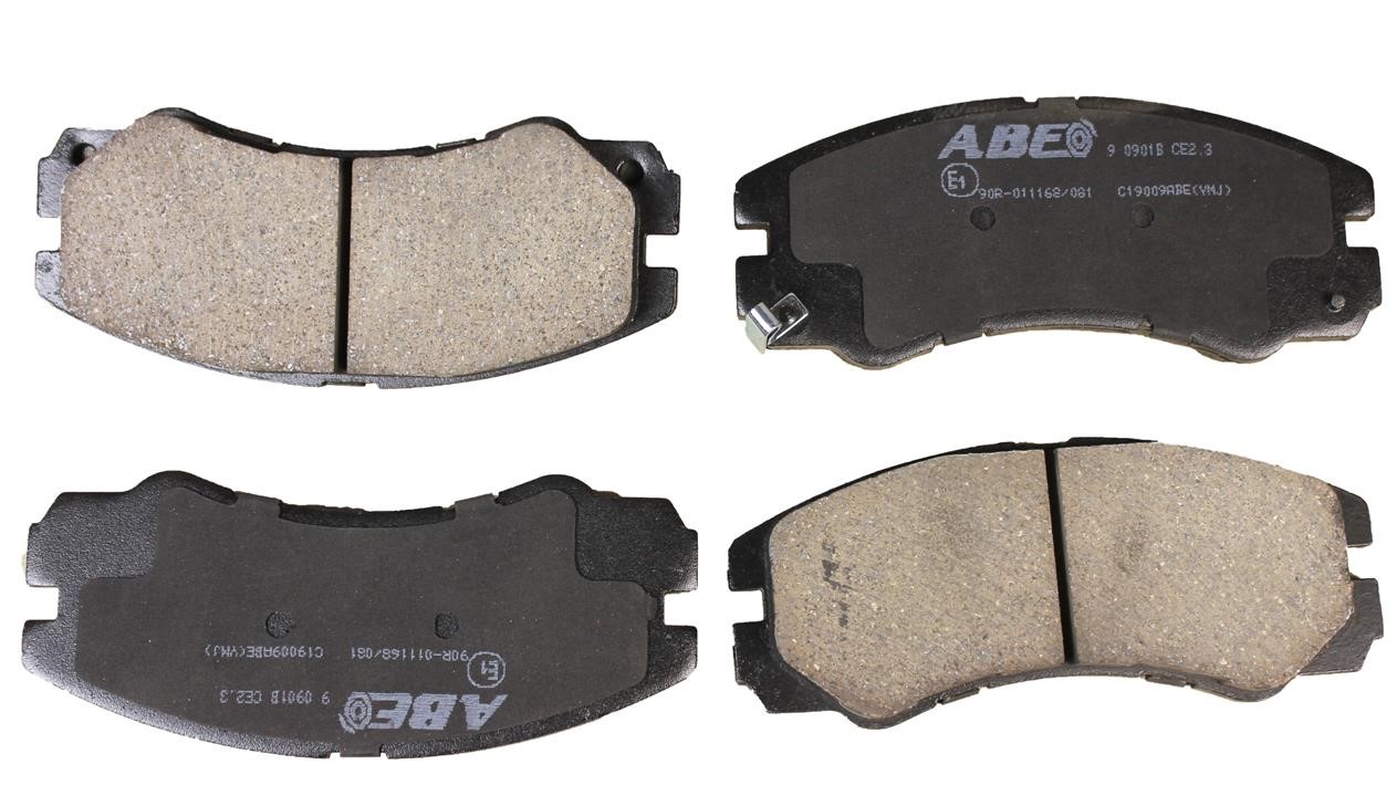 ABE C19009ABE Front disc brake pads, set C19009ABE