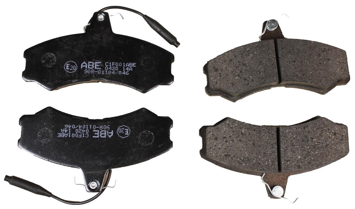 ABE C1F001ABE Front disc brake pads, set C1F001ABE