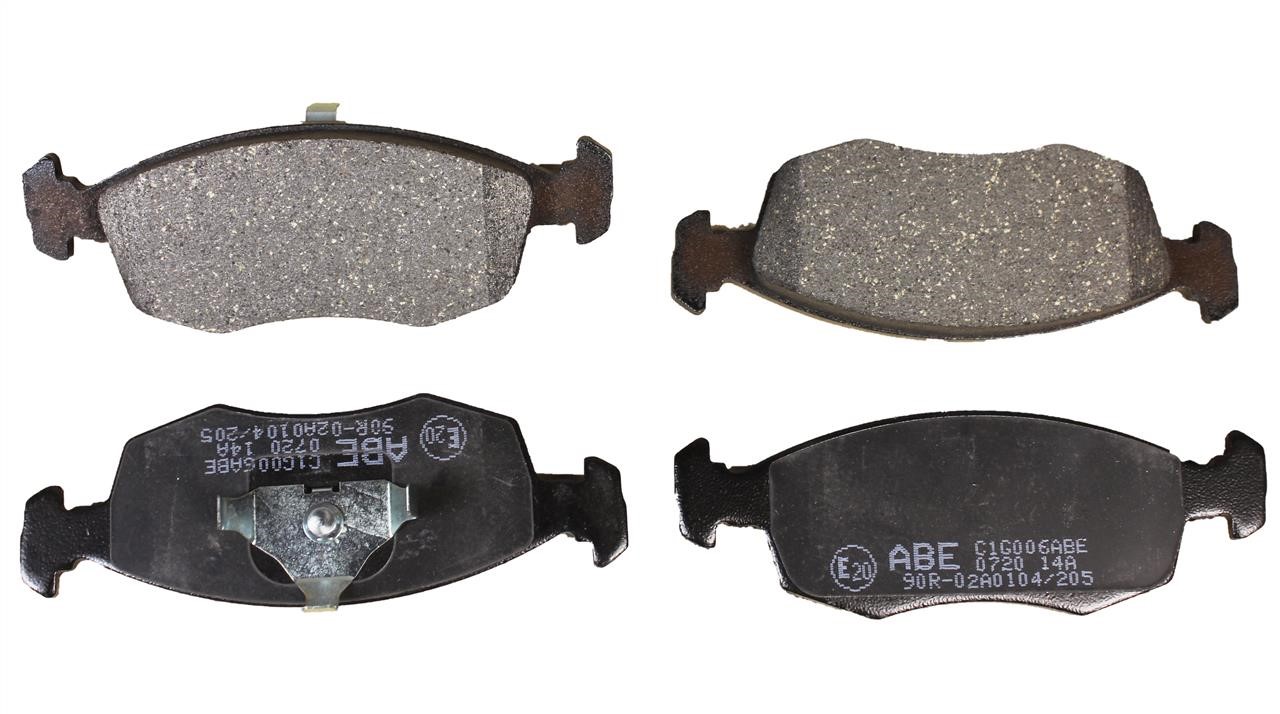 ABE C1G006ABE Front disc brake pads, set C1G006ABE