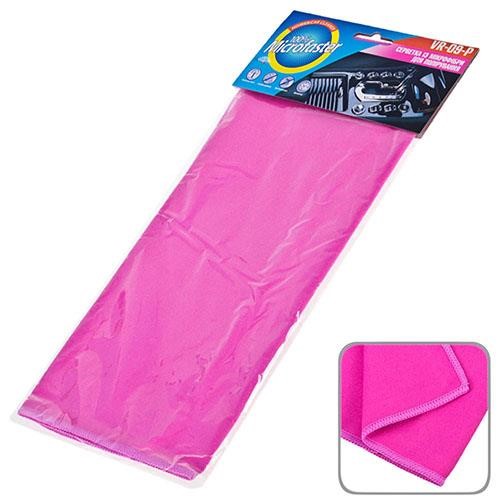 Vitol VR-09-P Microfiber polishing cloth 40x30 cm, pink VR09P