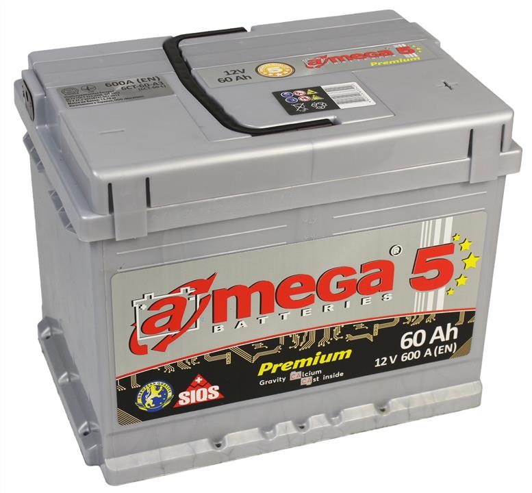 A-Mega AP-60-0 Battery A-Mega Premium 12V 60AH 600A(EN) R+ AP600