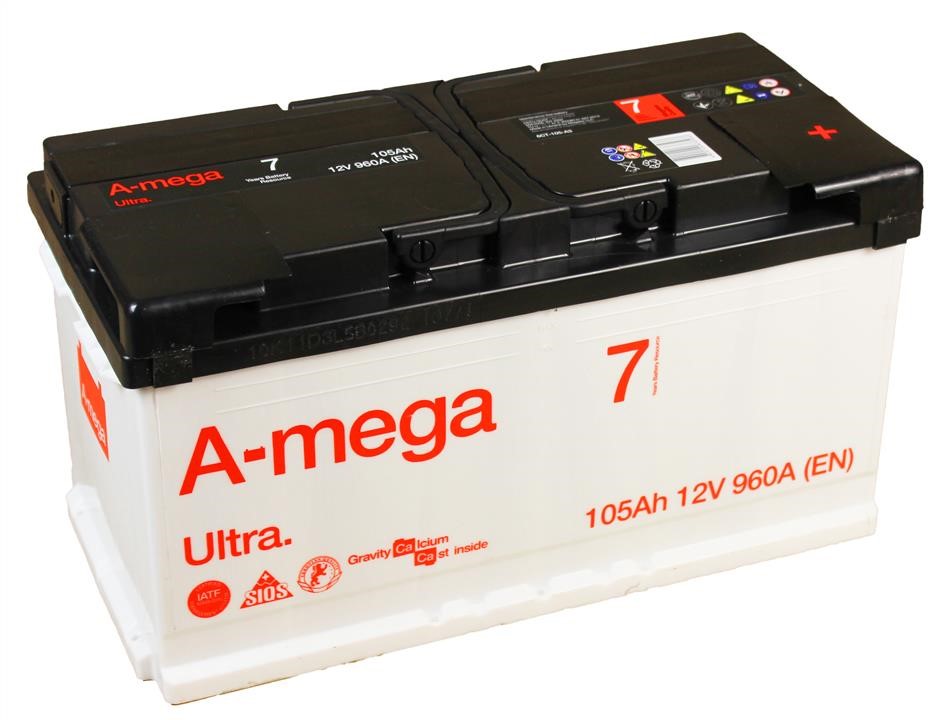 A-Mega AU-105-0 Battery A-Mega Ultra 12V 105AH 960A(EN) R+ AU1050