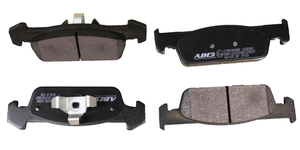 ABE C1R048ABE Front disc brake pads, set C1R048ABE