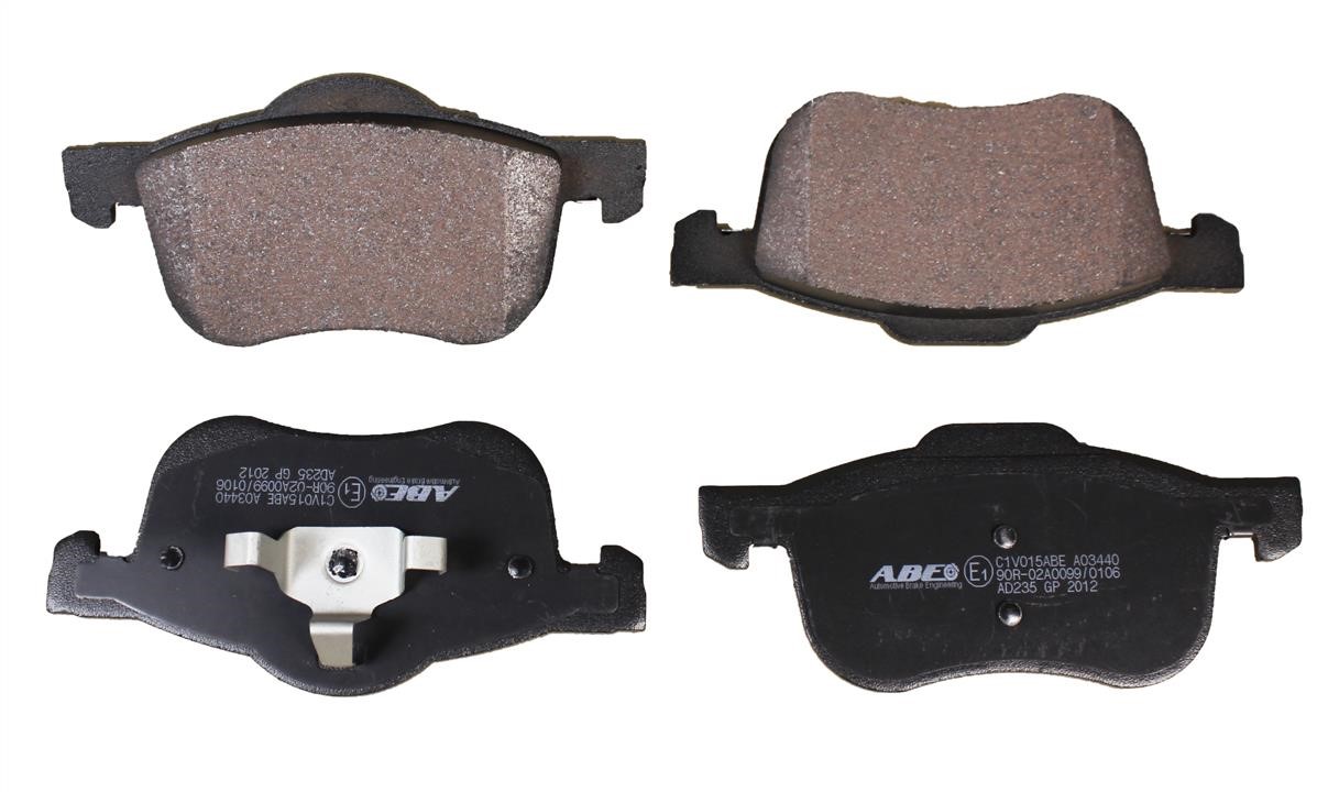 ABE C1V015ABE Front disc brake pads, set C1V015ABE