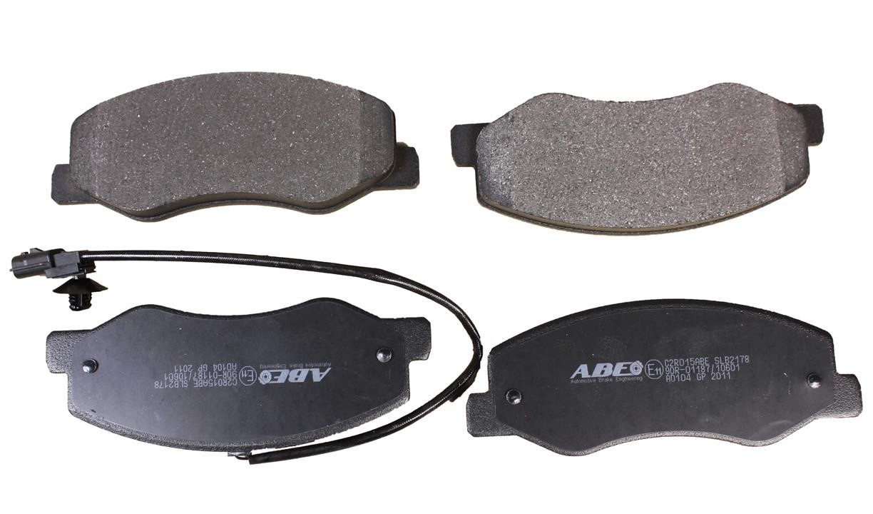 ABE C2R015ABE Rear disc brake pads, set C2R015ABE