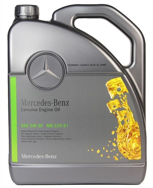 Mercedes A 000 989 69 06 13 ABDE Engine oil Mercedes Genuine Engine Oil 5W-30, 5L A000989690613ABDE