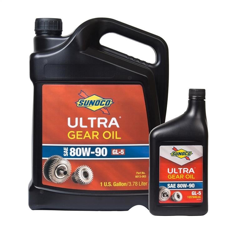 Sunoco 6013-003-001 Transmission oil set Sunoco Ultra 80W-90 GL-5, 3,78L + 0,946L 6013003001