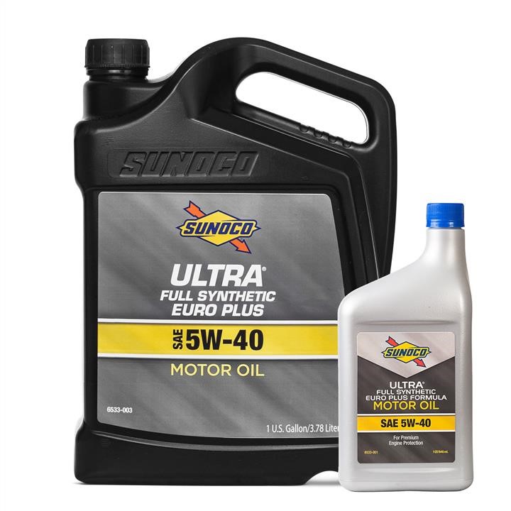 Sunoco 6533-003-001 Engine oil set Sunoco Ultra Full Synthetic Euro Plus Formula 5W-40, 3,78L + 0,946L 6533003001