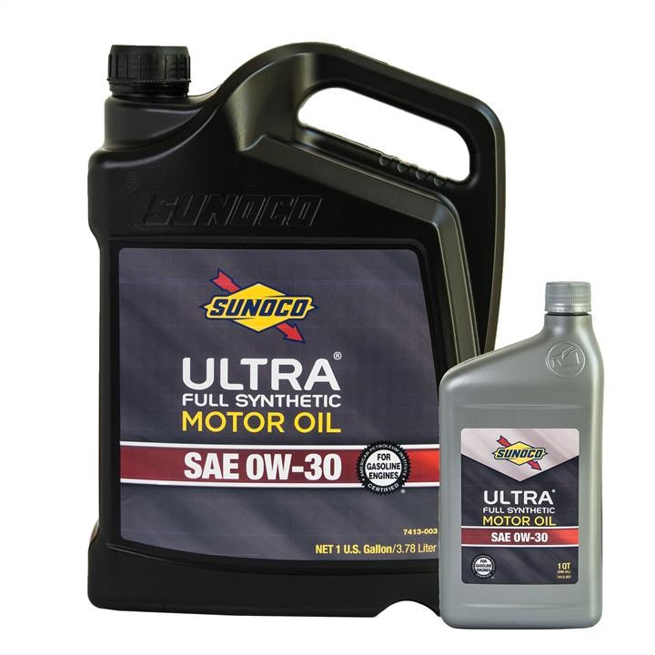 Sunoco 7413-003-001 Engine oil set Sunoco Ultra Full Synthetic 0W-30 SP/GF-6A, 3,78L + 0,946L 7413003001