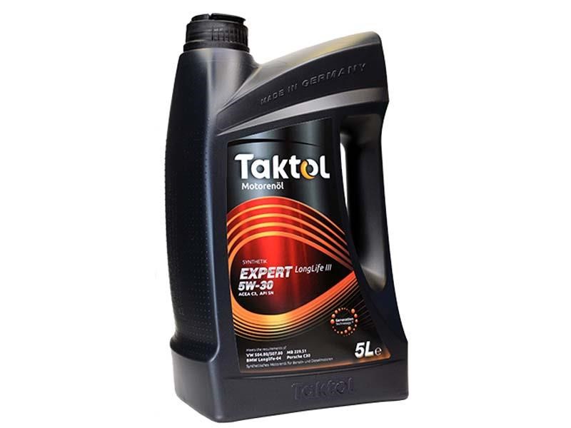 Taktol E0530005 Engine oil Taktol Expert LongLife III 5W-30, 5L E0530005