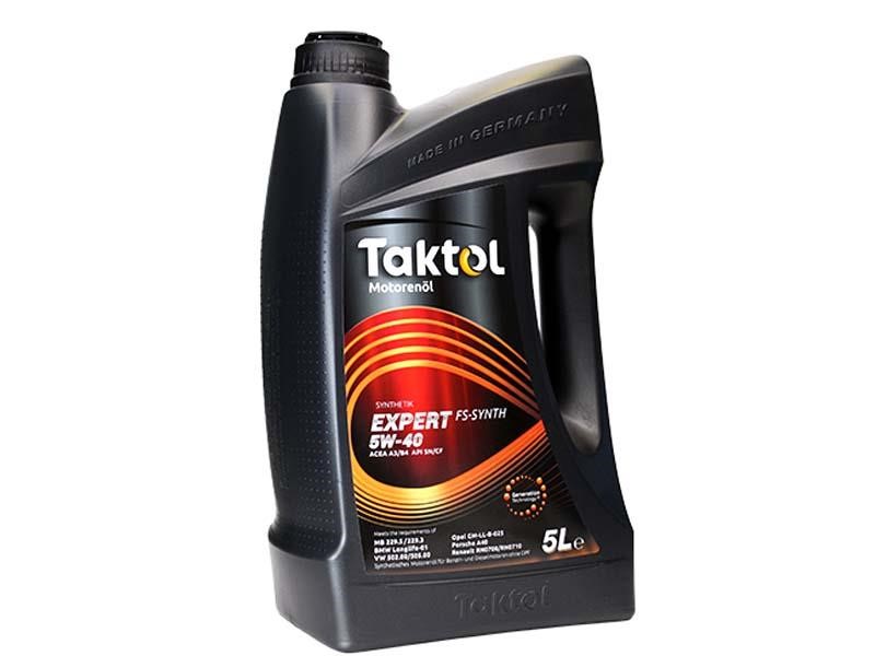 Taktol E0541005 Engine oil Taktol Expert FS-Synth 5W-40, 5L E0541005