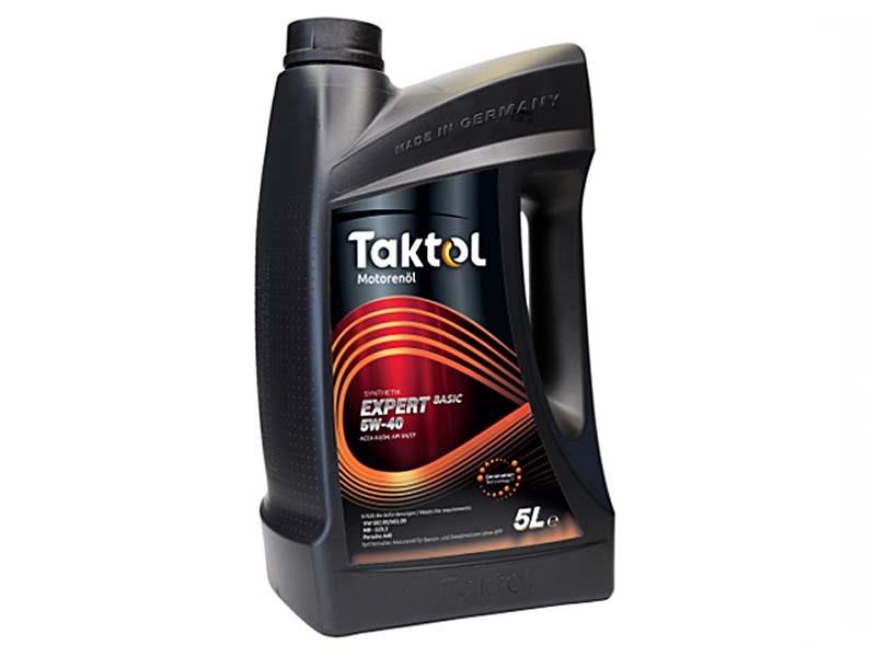 Taktol E0542005 Engine oil Taktol Expert Basic 5W-40, 5L E0542005