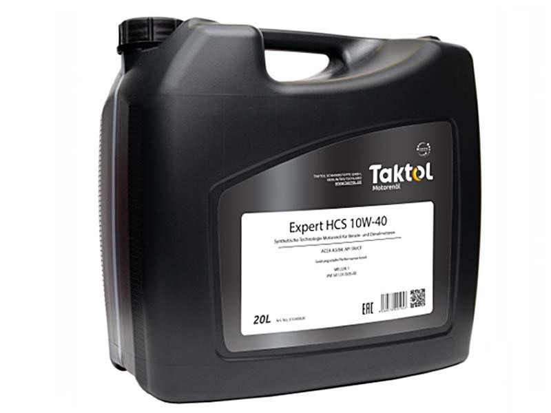 Taktol E1040020 Engine oil Taktol Expert HCS 10W-40, 20L E1040020