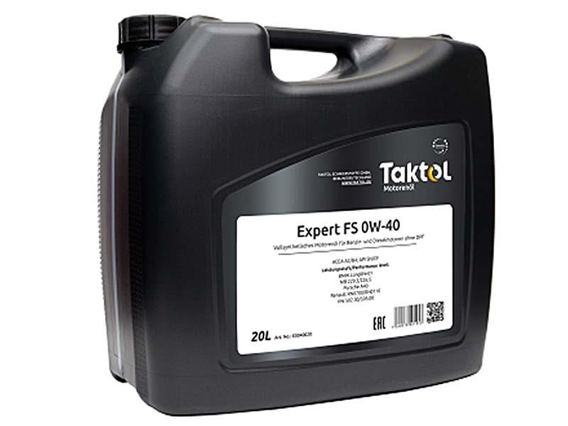 Taktol E0040020 Engine oil Taktol Expert FS 0W-40, 20L E0040020