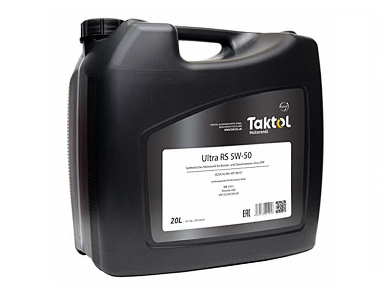 Taktol U0550020 Engine oil Taktol Ultra RS 5W-50, 20L U0550020