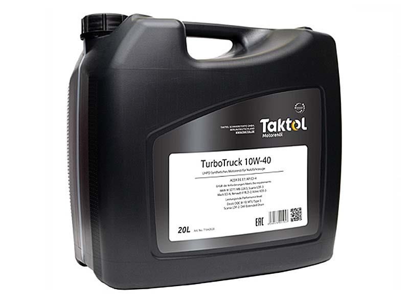 Taktol T1041020 Engine oil Taktol TurboTruck 10W-40, 20 l T1041020