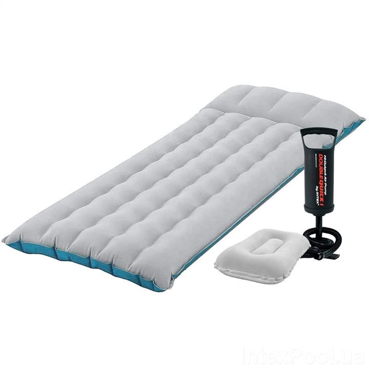 Intex 67997-2 Inflatable mattress 67 x 184 x 17 cm, with a pillow, pump. Single 679972