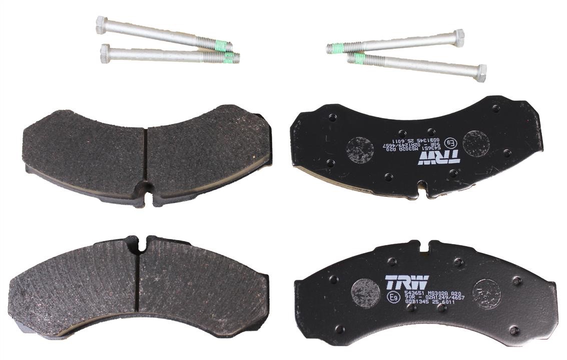TRW GDB1345 TRW COTEC disc brake pads, set GDB1345