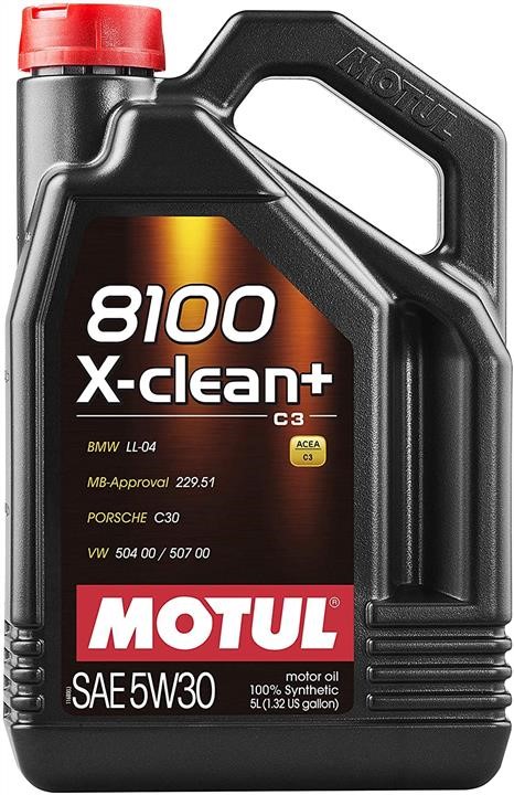 Motul 102020 Engine oil Motul 8100 X-Clean 5W-30, 5L 102020