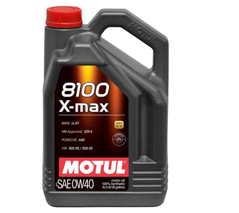 Motul 104533 Engine oil Motul 8100 X-MAX 0W-40, 5L 104533