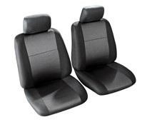 Mammooth MMT A048 223210 Front seats covers with headrests Morillon T1 compatible with airbags, polyester, black MMTA048223210