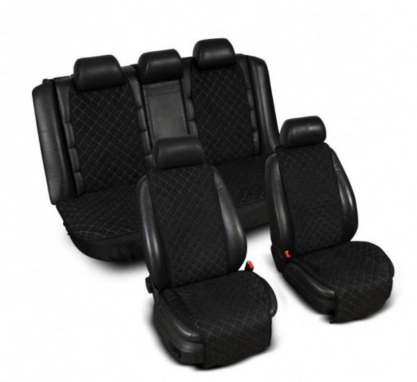 AVTM ALC0039 Seat cover wide (set) without logo, black ALC0039