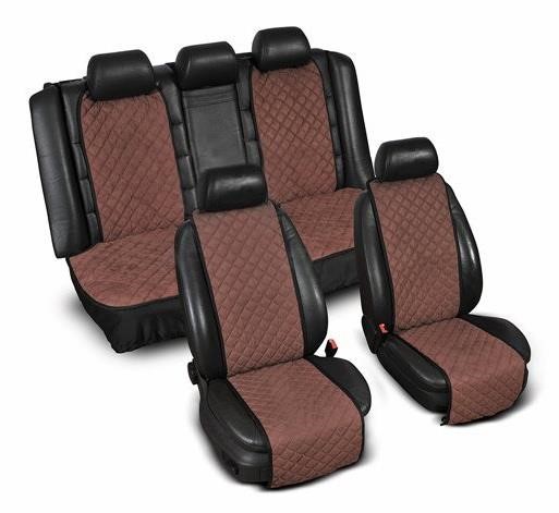 AVTM ALC0019 Seat cover narrow (set) without logo, brown ALC0019