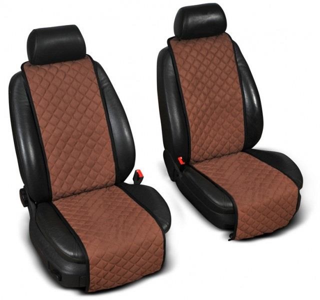 AVTM ALC0017 Seat cover narrow (1+1) without logo, brown ALC0017