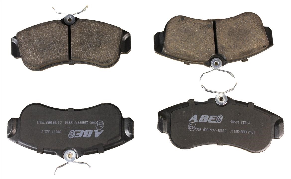 ABE C11051ABE Front disc brake pads, set C11051ABE