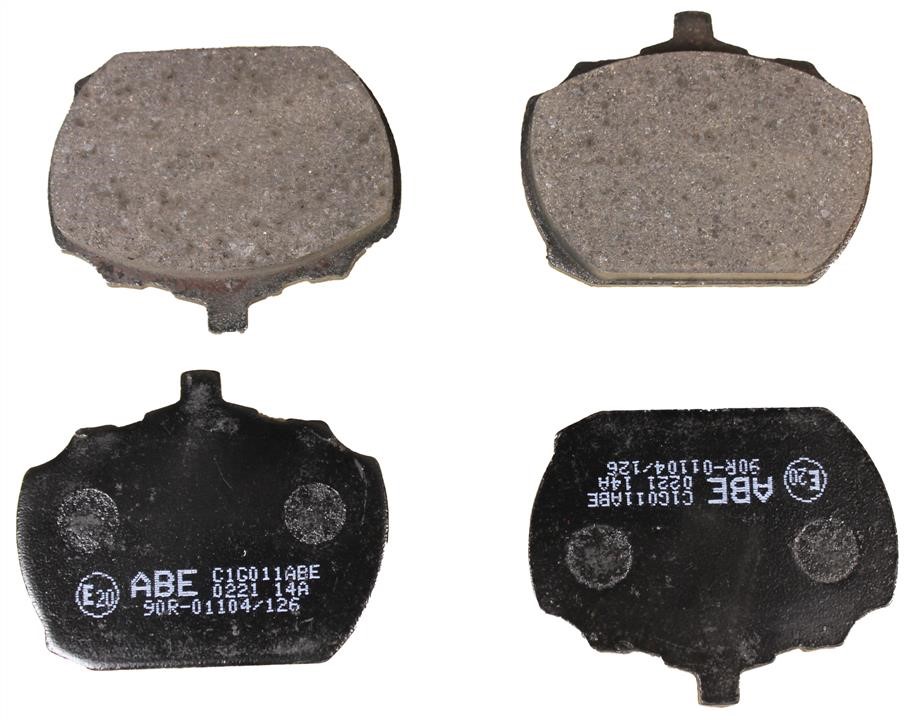 ABE C1G011ABE Front disc brake pads, set C1G011ABE
